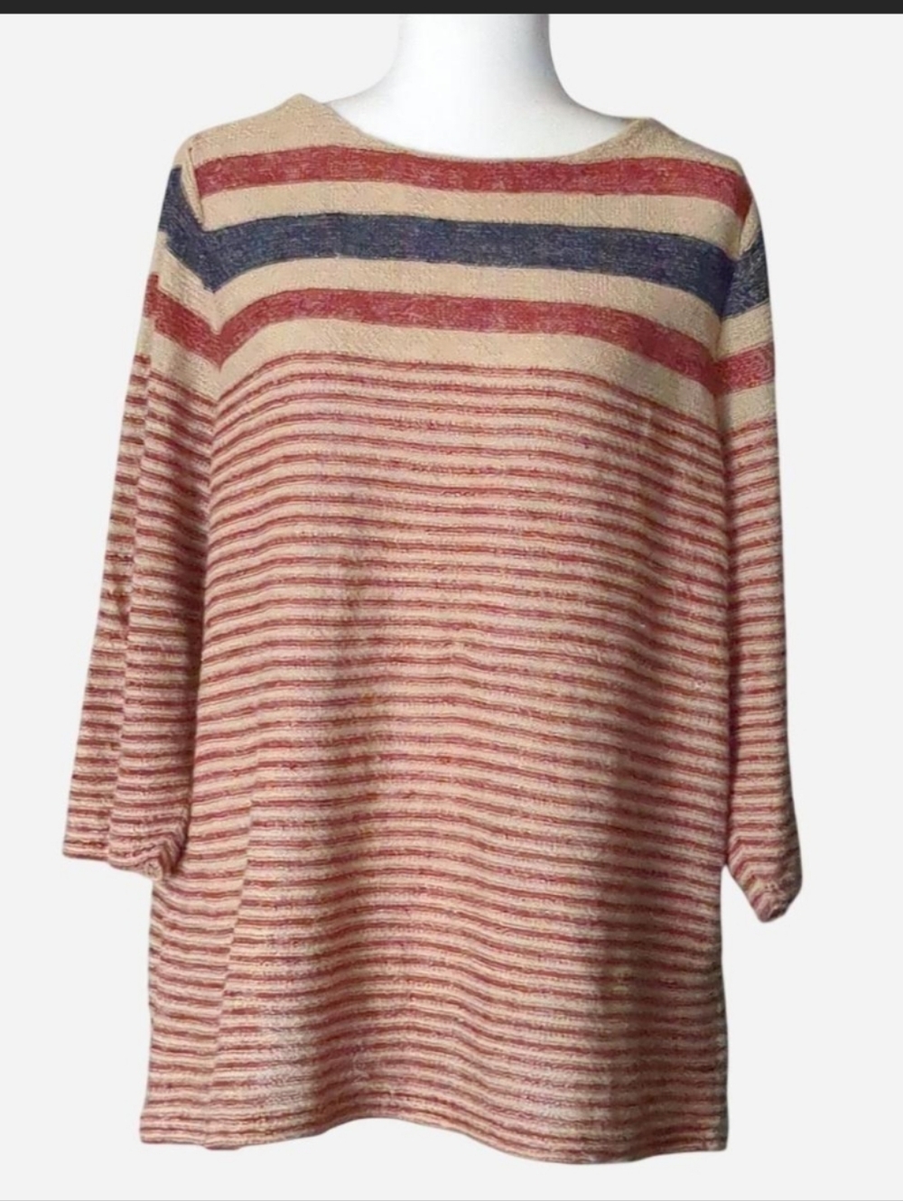 Lauren Ralph Lauren Patriotic Nautical Knit Tunic Size 2X